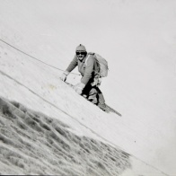 Josef dans la face ouest du Yerupaja (6 630m) en 1980
