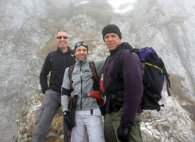 Expédition au mont Elbrouz : Jean-François Rossillon, Breffni Bolze, Philippe Goitschel.