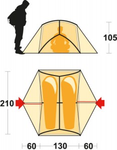Tente Ferrino-ATOM-2-T11