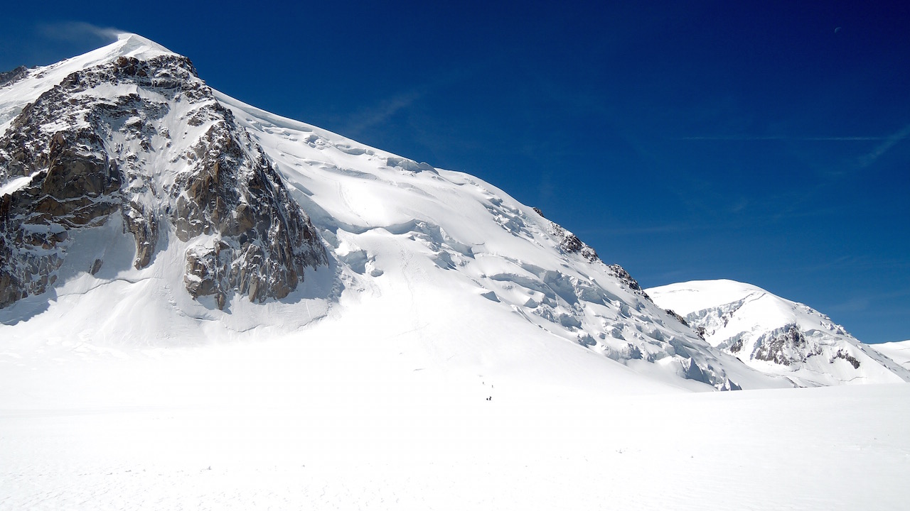 Photo : Col du Midi, massif du Mont-Blanc, Nicolas Defretin.