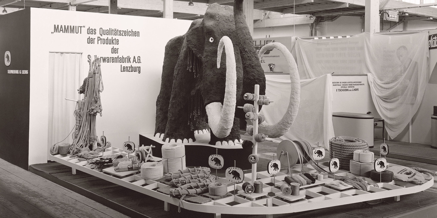 La marque Mammut et son logo apparaissent dès 1943