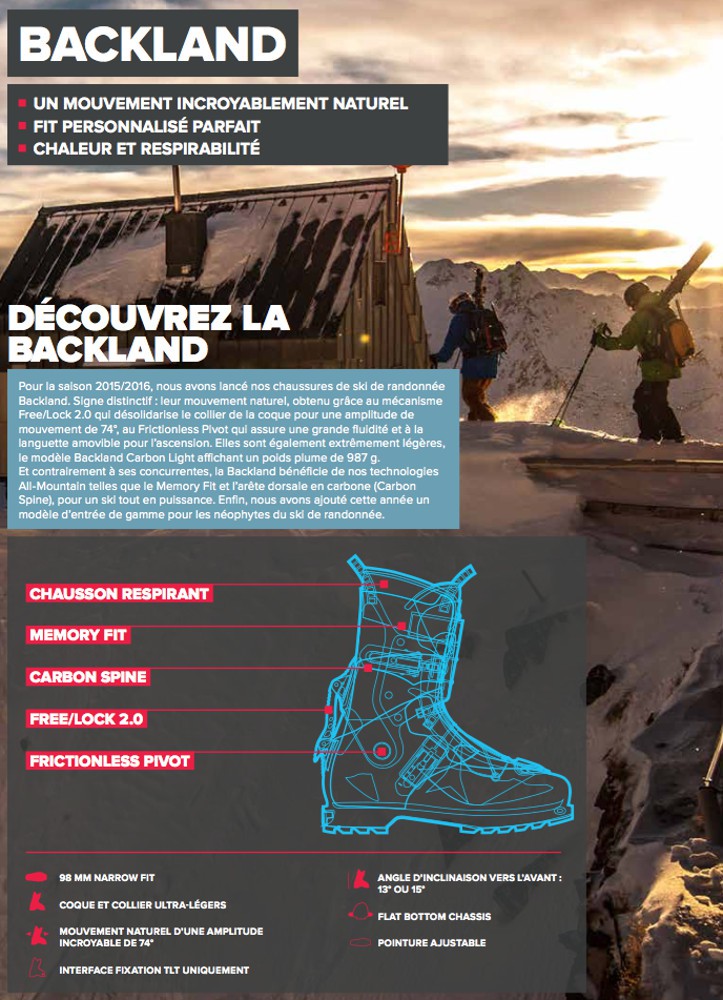 Chaussures ski de rando Backland Atomic