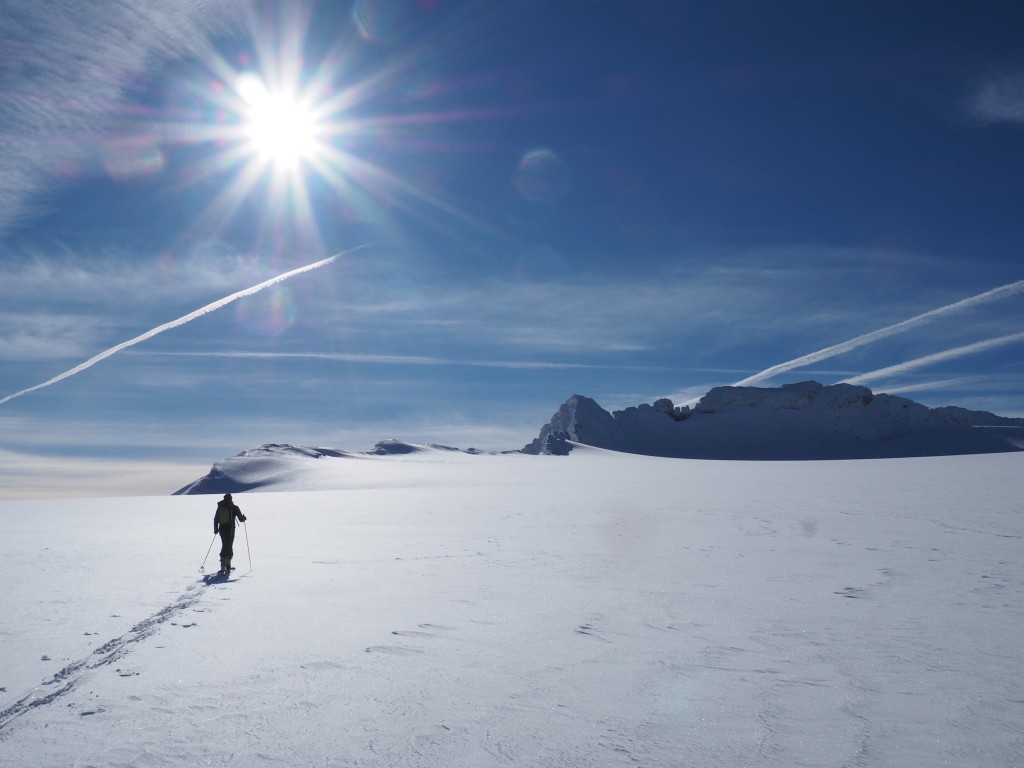Niels en randonnée sur les glaciers de la Vanoise - Novembre 2016