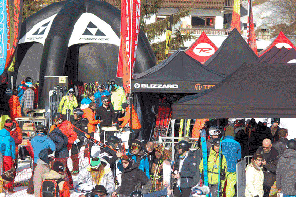 Village de tentes Méribel 2 : Test skis de randonnée 2018